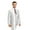 Ivory, variant on Mens Suit Two Piece Solid Notch Lapel Set With Free Matching Vest