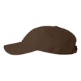 thumbnail image 2 of Valucap - Adult Bio-Washed Classic Adjustable buckle Dad’s Cap, Brown, 2 of 3