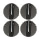 thumbnail image 1 of Perilla giratoria para estufa de gas, 4 unidades, ángulo recto, 0°, perilla de control para quemador doméstico, 1 of 6
