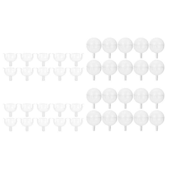 Chocolate Fixing Base Candy Holder for Daily Life Transparent Pp Diy Fixing Base 40Pcs