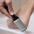 thumbnail image 3 of Lima y raspador de pies de acero inoxidable. Herramienta para pedicura y cuidado de los pies. Raspador de piel para pedicura y cuidado de los pies, 3 of 3