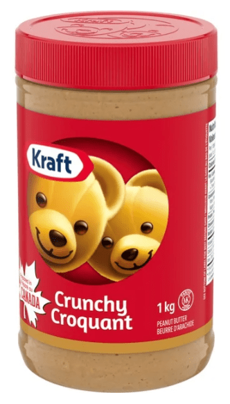 Kraft Crunchy Peanut Butter, 1kg (3 Pack)