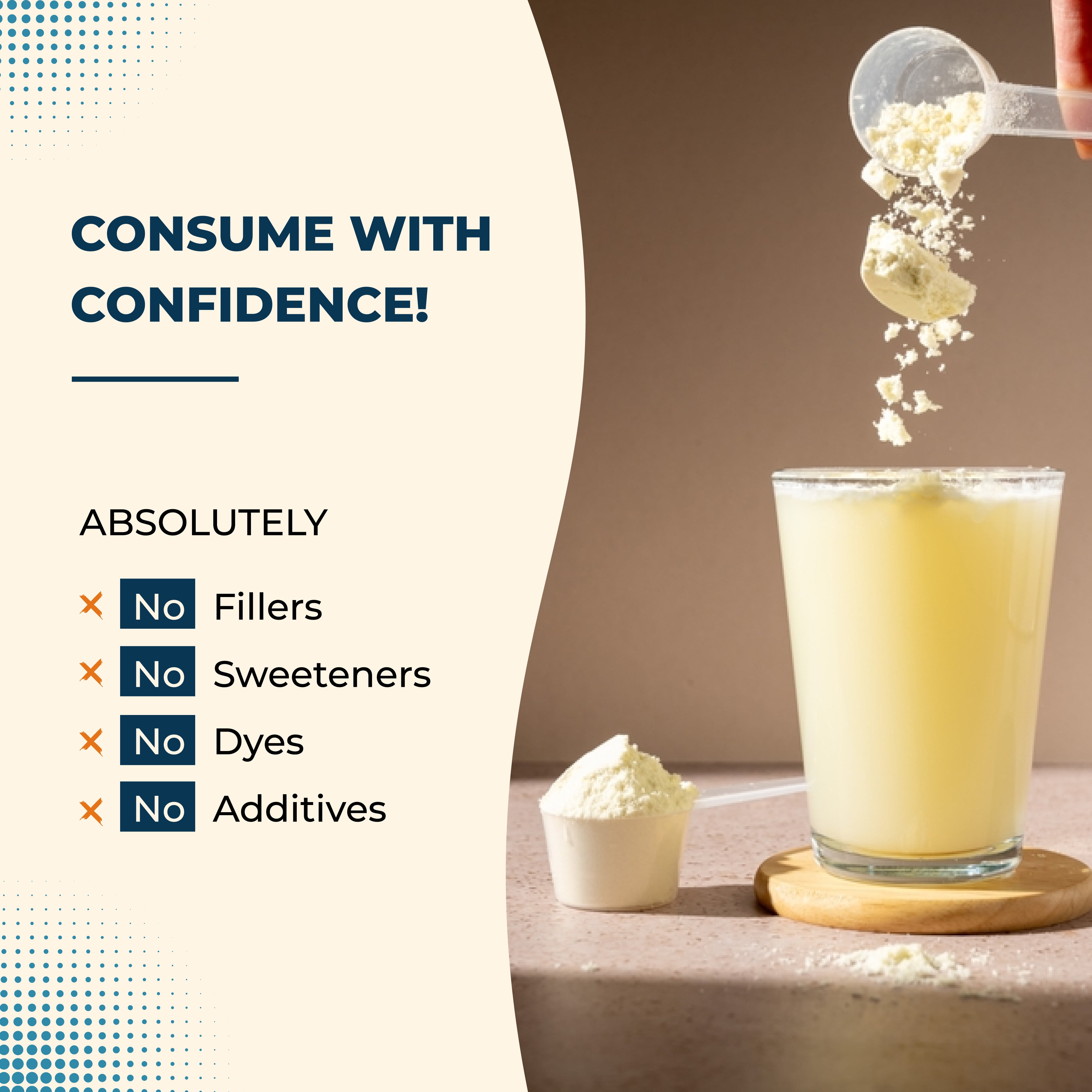 Sandhu's Colostrum with Collagen, 45 Servings, 522gms | Supports Immune, Skin, Nail and Hair Health | Made in USA