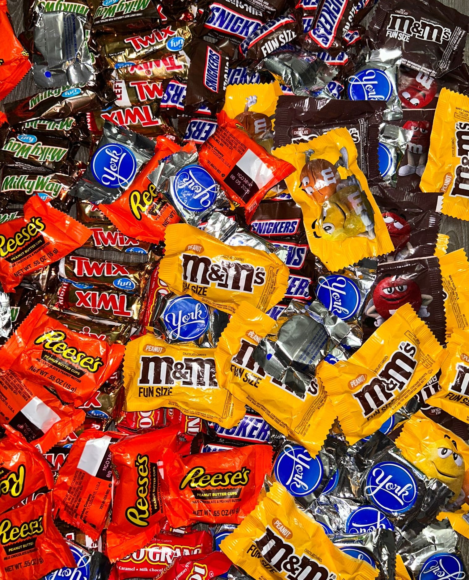 Assorted Chocolate Variety Pack (5 LB)  - Individually Wrapped Party Chocolates for Halloween, Birthdays, and Christmas