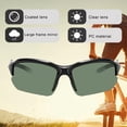 thumbnail image 5 of Pebbuoy Sports Polarized Sunglasses with Nose Pad Lightweight Portable Sun Protection Anti-UV Cycling Eyewear Fishing Glasses, 5 of 7