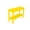 Canary Yellow Paint, variant on Versaloft Solid Wood Amish Console Table with Shelf Unfinished - Made in the USA, Perfect for Hallways, Behind Living Room Couches, and More