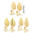 thumbnail image 2 of Metal Holder Decorative Candelabra Leaf Candlestick Ornaments for Bedroom Decoration Wedding Party Stand, 2 of 8