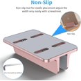 thumbnail image 4 of Support Vertical pour Ordinateur Portable, Support en Aluminium Réglable pour Bureau pour MacBook Pro/Air, iPad, Surface, HP, Lenovo, Tablette et Autres Ordinateurs Portables - Rose, 4 of 5