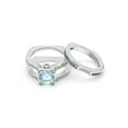 thumbnail image 2 of Skylar Wedding Ring Set for Women Engagement Ring and Matching Band Cz Ginger Lyne Collection, 2 of 7