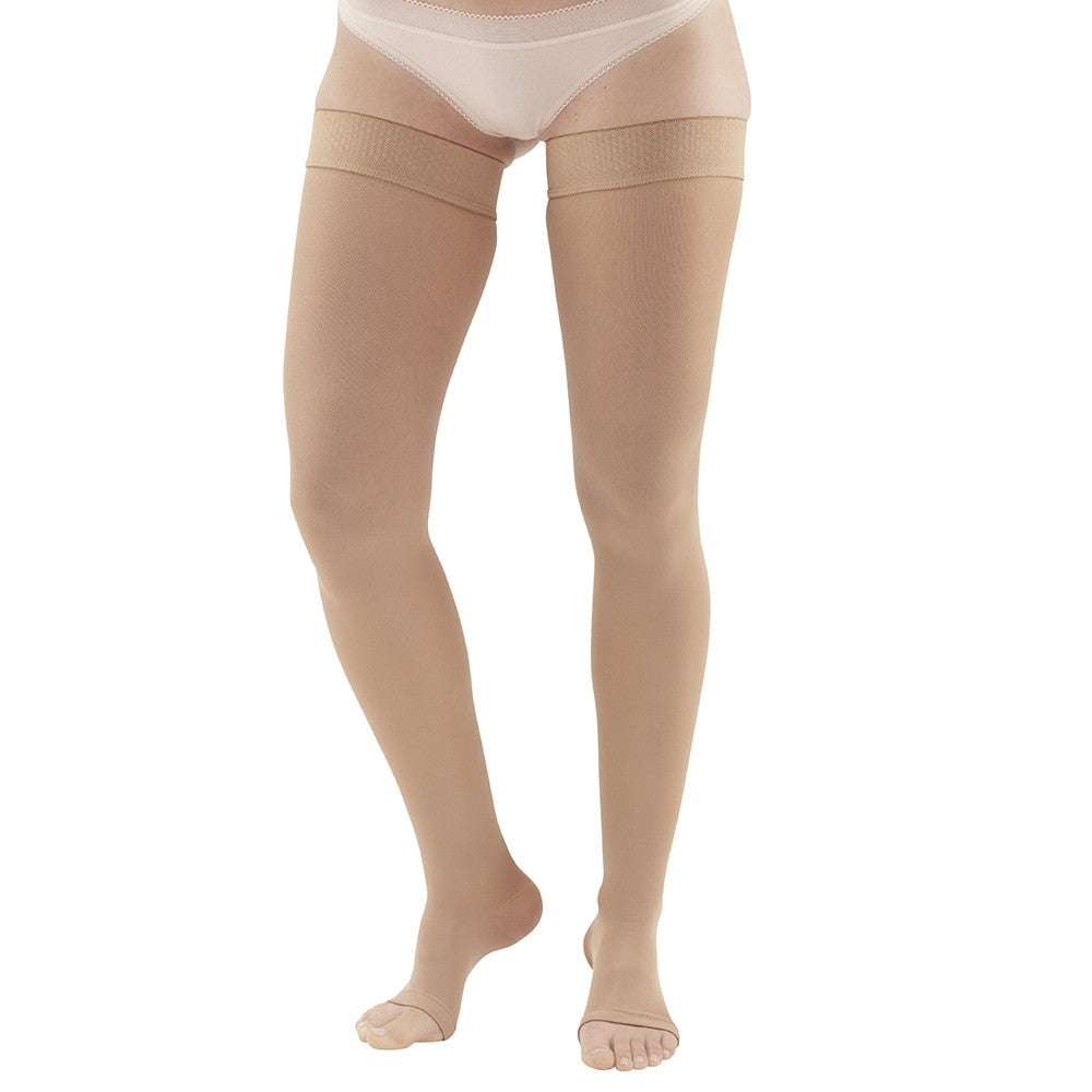 Ease Microfiber Thigh High Compression Stockings - 20-30 MmHg Moderate Support