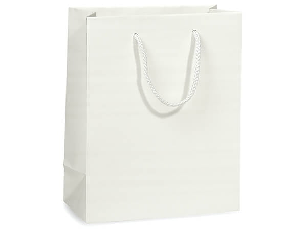 Wraps Black Stripe Plastic Gift Bags, Cub 8x4x10, 100 Pack