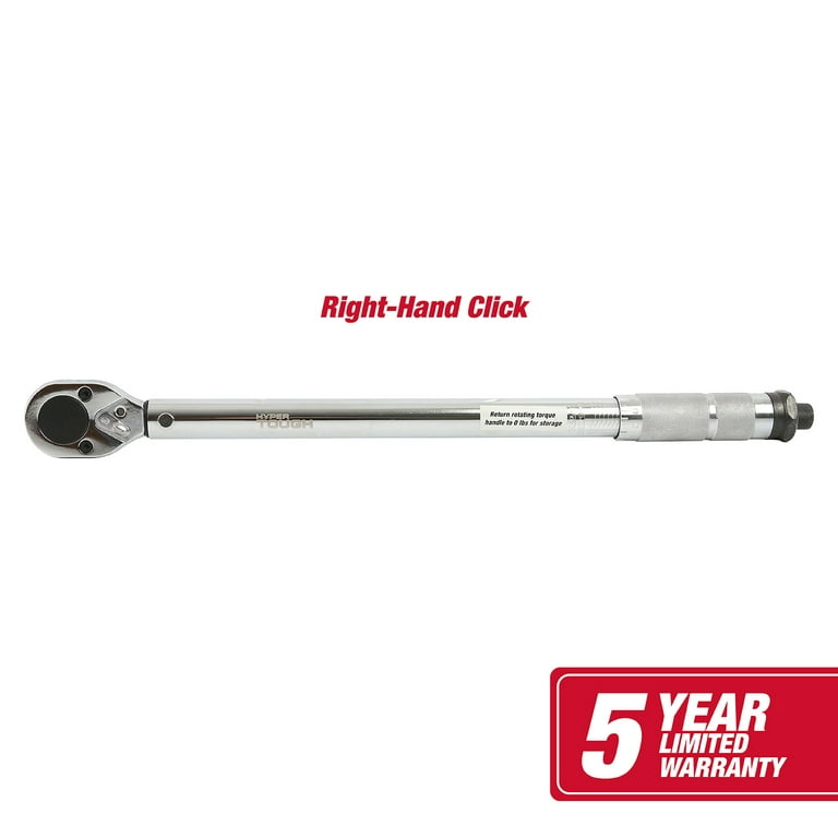 Hyper Tough 1/2-inch Drive 30-ft/lb to 150-ft/lb Torque Wrench 