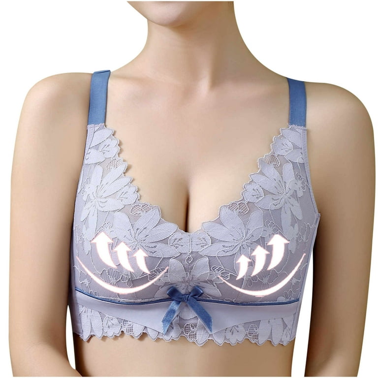 SELONE 2023 Bras for Women Push Up No Underwire Lace for Sagging