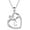C, variant on Pendant Necklace for Women Goodluck Elephant Love Heart Pendant Necklace Jewelry for Women
