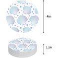 thumbnail image 1 of FMSHPON Life Shell Pattern Set of 4 Round Coaster for Drinks, Absorbent Ceramic Stone Coasters Cup Mat with Cork Base for Home Kitchen Room Coffee Table Bar Decor, 1 of 6