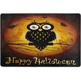 thumbnail image 3 of GZHJMY Halloween Owl on Full Moon Non Slip Area Rug for Living Dinning Room Bedroom Kitchen, 2' x 3'(24 x 36 Inches), Halloween Holiday Nursery Rug Floor Carpet Yoga Mat, 3 of 6