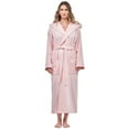 thumbnail image 3 of Soft Turkish Terry Cotton Women's Hooded Bathrobe White - XL, 3 of 5