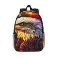 thumbnail image 1 of Disketp Geometric American Bald Eagle Mochila Escolar de 15 Pulgadas, Mochila Ligera para Estudiantes, Viajes y Trabajo, Cómoda y Resistente para el Uso Diario, 1 of 6