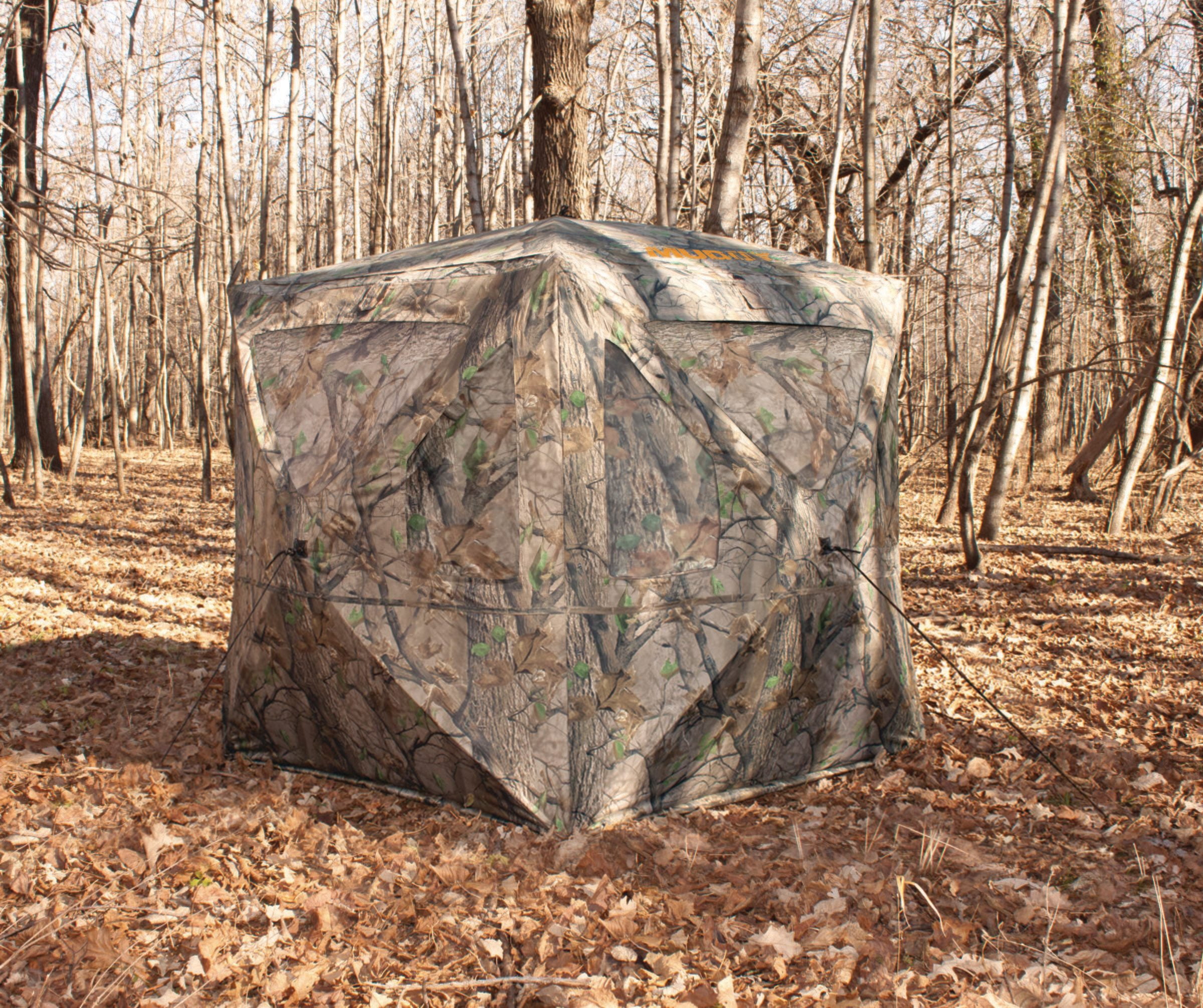 Muddy Hunting Whitetail Deer Buck Hog Silent Standing Height 64” Epic Camo Pattern Ravage Ground Blind