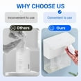 thumbnail image 4 of Dual Automatic Foaming Soap Dispenser, 2 x 10.15 oz Touchless Rechargeable Foaming Soap Dispenser, IPX5 Waterproof Countertop or Wall Mounted for Bathroom Kitchen, 4 of 6