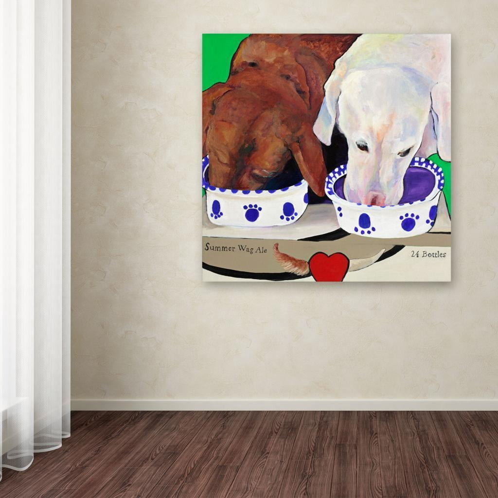 Trademark Fine Art "Summer Wag Ale" Canvas Art by Pat Saunders