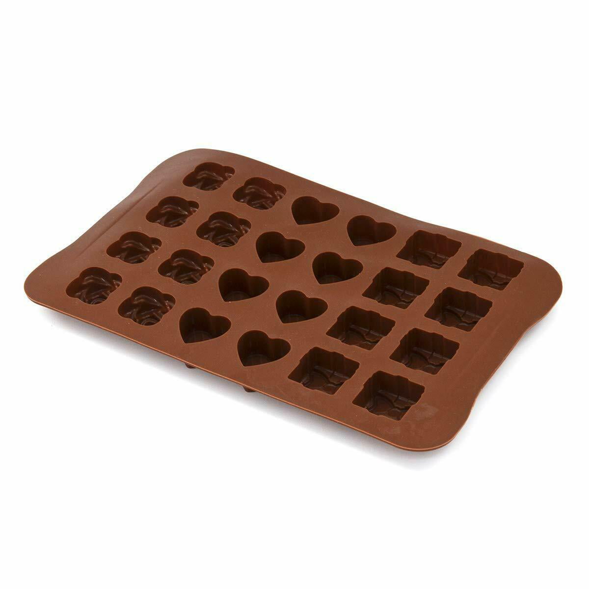 Silicone Mould Cake Decorating Chocolate Baking Mold Wax Melts Ice Rose Hearts 