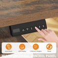 thumbnail image 6 of ANPOO Farmhouse Electric Standing Desk with Storage and Power Outlets, 63" Height Adjustable Computer Desk with Storage Drawers & Sliding Barn Door, L Shaped Standing Computer Desk for Home Office, 6 of 9