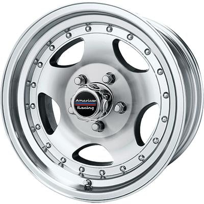 Ar 15 Bolt Pin American Racing AR23, 15x8 Wheel with 5 on 4.5 Bolt Pattern - Machined With Clear Coat - AR235865 ()
