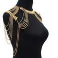 thumbnail image 2 of Cadena de cuerpo Sunnimix La cadena del hombro Oro, 2 of 7