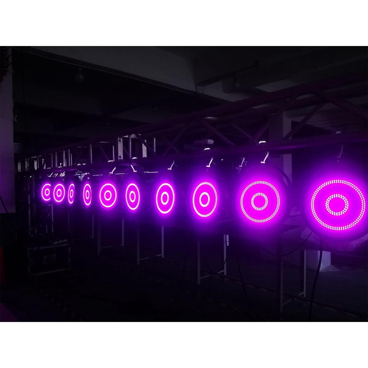 JMAZ Lighting JZ1018 HALO Q4 Strobe QUAD RGBW LED Wash Strobe and Blinder Effect Light 4-Pack with Bags Package