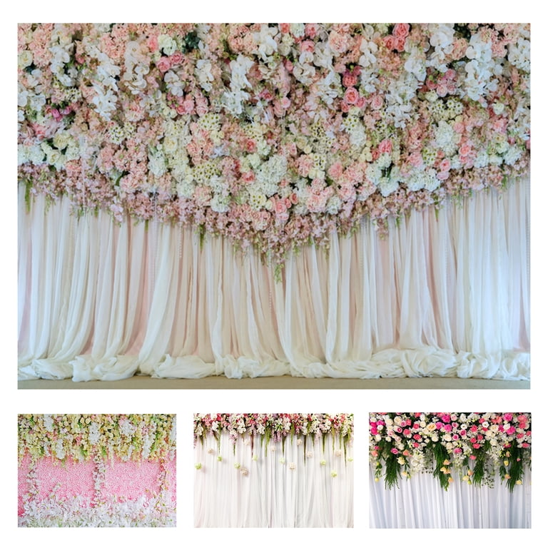 Yeele 10x8ft 3D Paper Flower Photography Backdrop - Vinyl, Colorful Floral For Parties & Studio