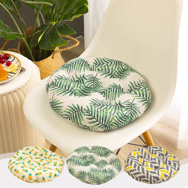 Cojín Grueso y Suave para Silla | Tela Verde | 40X40Cm | Espuma Viscoelástica | Ideal para Cocina, Comedor, Patio U Oficina | 1 Unidad
