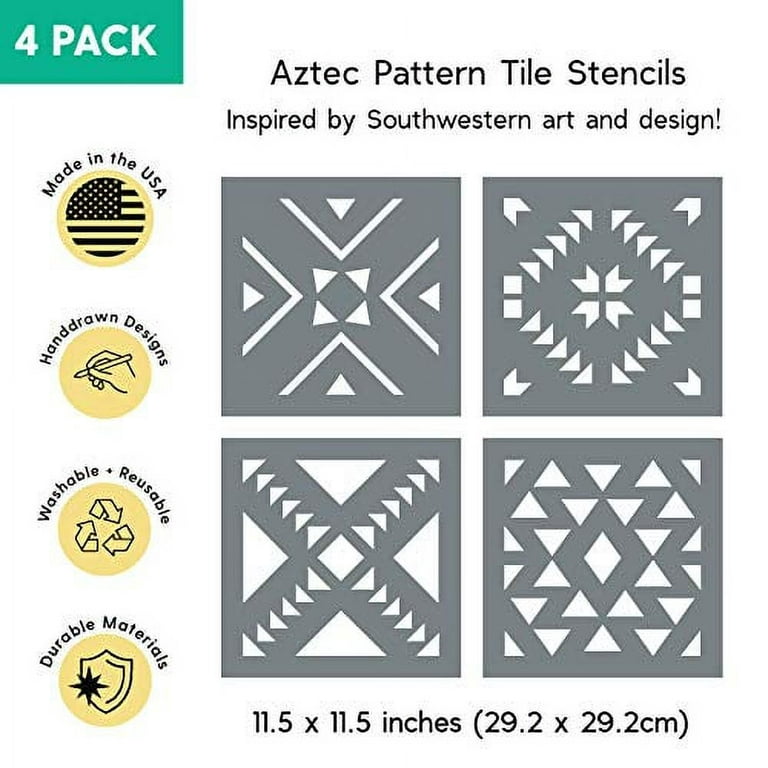 Scandinavian Snowflake Stencils (3 Designs) - Makely