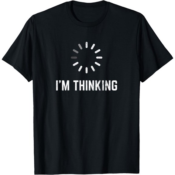 I'm Thinking for Geeks Nerds Programmers Softstyle Unisex T-Shirt