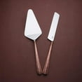 thumbnail image 3 of Ridge Copper Antique Cake Server Set, 3 of 6