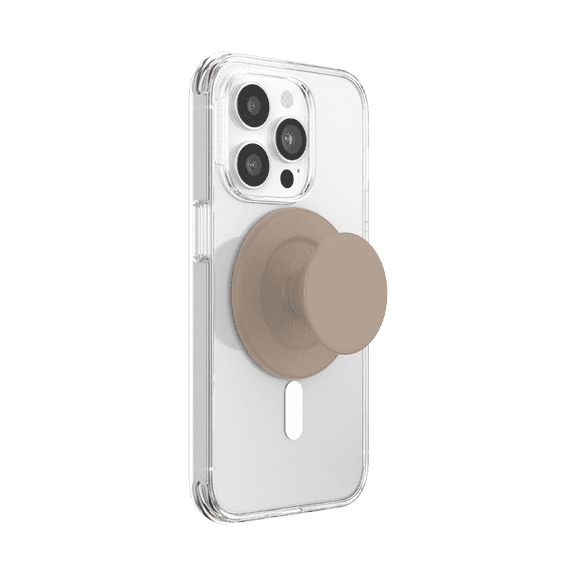 PopSockets MagSafe Phone Grip with Kickstand and Swappable Top - Soft Touch Latte