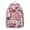 Pink, variant on Floral Campus Backpack for School College Students, Large Capacity Bookbag with Laptop Sleeve, Sunflower Flowers Print Everyday Backpack for Commuting Work Travel, Gift for Teens Adults