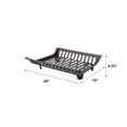 thumbnail image 3 of Modern Ember Essen 24" Cast Iron Fireplace Log Grate – Heavy-Duty Wood-Burning Fire Pit & Wood Stove Log Rack, 3 of 4