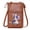 Brown, variant on Ladies Messenger Bag Fashion Print Ladies Messenger Fits Most Phones Friend Gift