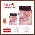 thumbnail image 2 of Color Matching Linen Bundle Mouth Gift Bag Can Be Used For Daily Small Items Pink Marble_1 Medium, 2 of 8