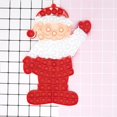 thumbnail image 4 of De Burbujas De Empuje, Juguetes De Alivio Del Estrés De Arcoíris De Papá Noel De Navidad Grande Para Niños, Juguetes De Silicona Para El Estrés Scienceny HA046144-01, 4 of 6