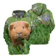 thumbnail image 4 of Sudadera con capucha con estampado 3D de conejillo de indias más reciente, sudadera con estampado de conejillo de indias, tops casuales, sudaderas con capucha de moda para parejas, 4 of 4