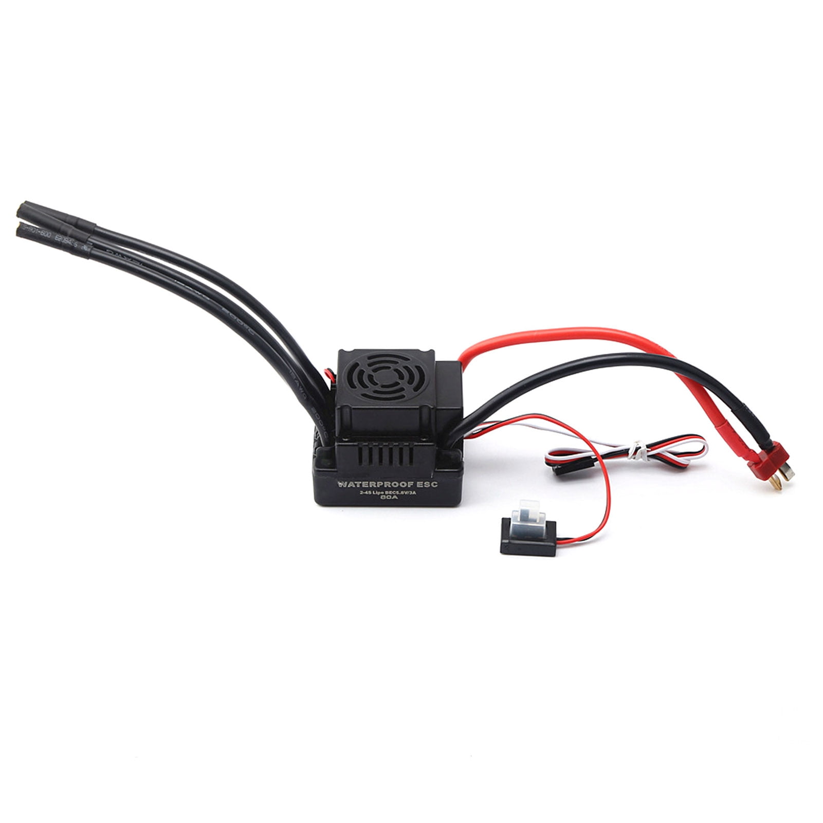 RW.RC 80A Brushless ESC 5V5A BEC 2S-6S For RC Models Fixed Wing Quadcopter Miltirotor