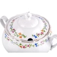 thumbnail image 4 of Soup Tureen with Lid 77.77 fl oz (2.3 L) Provence Flowers Porcelain Tureen Meal Serving Bowl Dinnerware, 4 of 9