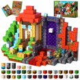 thumbnail image 1 of Bloques de construcción magnéticos Annexfun Forest Portal 150 piezas, 1 of 6
