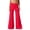 P-Watermelon Red, variant on 2026 Coral Fold Over Yoga Pants, On-Trend Solid Wide Leg Loose Fit Lounge Pants with Ruched Waist Y2k Solid Color Stretchy Loose Gym Lounge Leggings