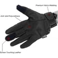 thumbnail image 5 of CE Approved Motorcycle Gloves Unisex Mid-Season Breathable Touch Screen Scooter Gloves for Car, Motorcycle, Bike, Motocross, Camping, Hiking or Other, 5 of 5