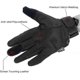 thumbnail image 5 of CE Approved Motorcycle Gloves Unisex Mid-Season Breathable Touch Screen Scooter Gloves for Car, Motorcycle, Bike, Motocross, Camping, Hiking or Other, 5 of 5