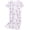 Floral Purple White, variant on Nightgowns for Women Cotton Sleepshirts Short Sleeve Nightshirt Tshirt Night Gown Casual Sleepdress Comfy Nightdress