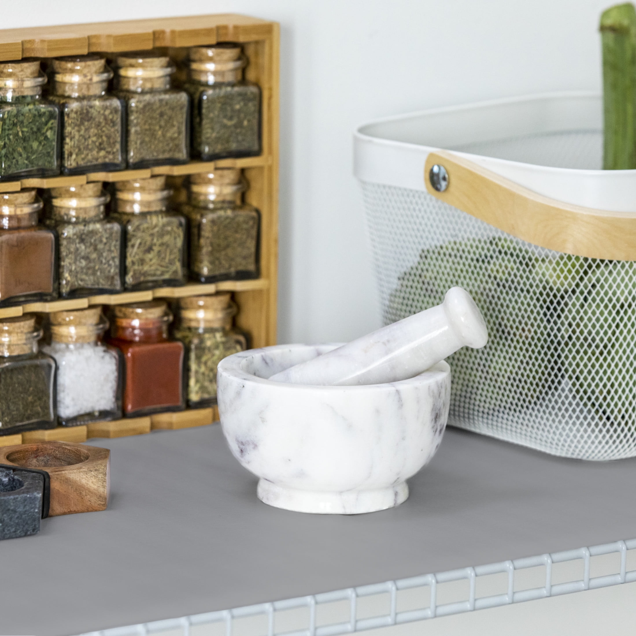 Solid Grip Shelf Liner with Clorox, Grey, 20 in. x 6 ft. Roll